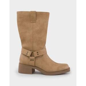 NEW COCONUTS BY MATISSE women's autumn moto boots in natural tan